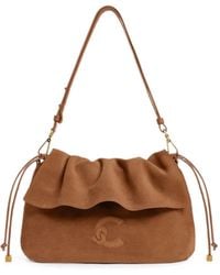 Coccinelle - Ruffled Flap Shoulder Bag - Lyst