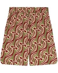 Drole de Monsieur - Chain Link Monogram Swim Shorts - Lyst