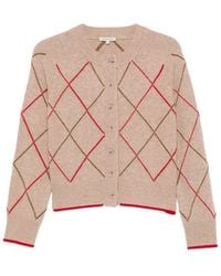 Moismont - Argyle-Knit Cardigan - Lyst