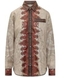 Pierre Louis Mascia - Aloe Paisley-Print Shirt - Lyst