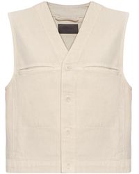 Lemaire - Button-Fastening Sleeveless Vest - Lyst