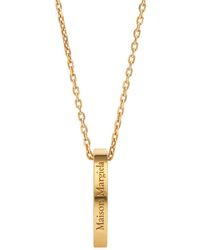 Maison Margiela - Logo Ring Pendant Necklace - Lyst