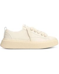 Rhun - Baskets En Cuir À Logo Embossé - Lyst