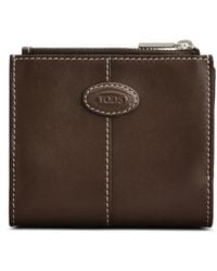 Tod's - Portemonnaie Mit Logo-Patch - Lyst