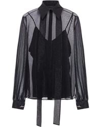 Max Mara - ストライプ シルクシャツ - Lyst