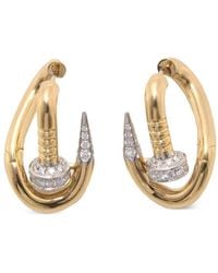 David Webb - Orecchini Tip Bent Nail - Lyst