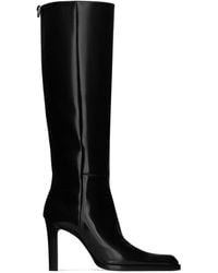 Saint Laurent - Nina Leather Knee-high Boots - Lyst