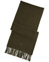 Polo Ralph Lauren - Fringe Virgin Wool Scarf - Lyst