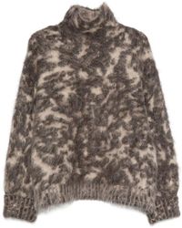 JOSEPH - Esme Leopard-Print Sweater - Lyst