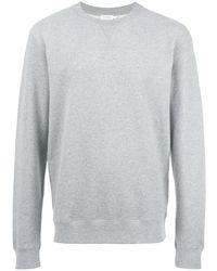 Sunspel - Plain Crew Neck Sweatshirt - Lyst