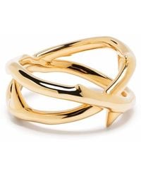 Shaun Leane - Rose Thorn Wide Band Ring - Lyst