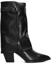 Julie Dee - Bottines À Rabat Et Boucle - Lyst