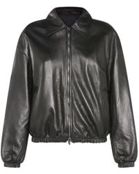 Salvatore Santoro - Zip Leather Jacket - Lyst