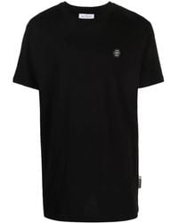 Philipp Plein - Skull&Bones-Print Cotton T-Shirt - Lyst