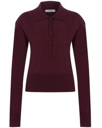 MEGUSTA - Padded Knit Polo Shirt - Lyst