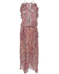 Isabel Marant - Fadelo Kleid mit abstraktem Print - Lyst