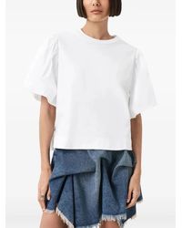 AllSaints - Top Jess Con Maniche A Palloncino - Lyst