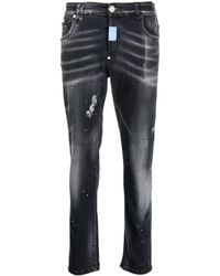 Philipp Plein - Tief sitzende Hexagon Skinny-Jeans - Lyst