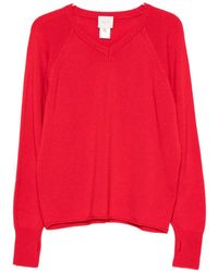 Alysi - V-Neck Cashmere Knit - Lyst
