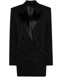 Givenchy - Double-breasted Wool Blazer - Lyst