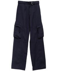 Frankie Shop - Pantalon Cargo Kelly À Taille Ceinturée - Lyst
