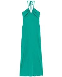 MOUTAKI - V-Neck Bow-Detail Maxi Dress - Lyst