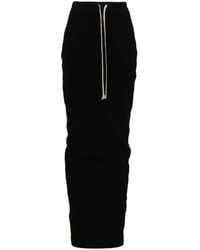 Rick Owens - Falda larga Pull On Pillar - Lyst