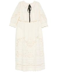 Vita Kin - Giovanna Broderie-Anglaise Midi Dress - Lyst