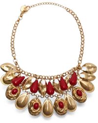 Maliparmi - Resin-Embellished Drop Necklace - Lyst