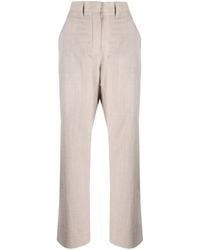 Fendi - Broek Met Wijde Pijpen - Lyst