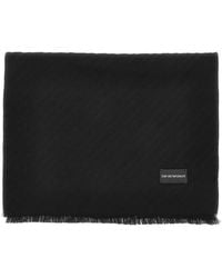 Emporio Armani - Sciarpa Con Frange - Lyst