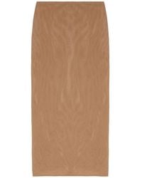 ARMARIUM - Jackie High-Waisted Slit Midi Skirt - Lyst