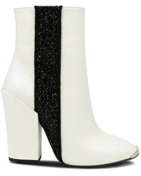 Amiri - Bottines En Cuir À Paillettes - Lyst