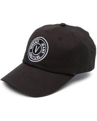 Versace - Logo-embroidered Cotton Baseball Cap - Lyst