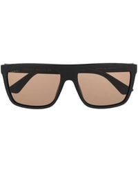 Gucci - Logo-Plaque Square-Frame Sunglasses - Lyst