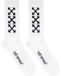 Off-White c/o Virgil Abloh - Arrow-Print Socks - Lyst