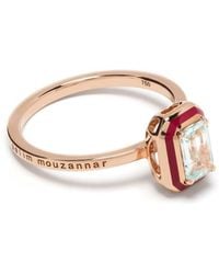 Selim Mouzannar - 18kt Rose Gold Mina Tourmaline Ring - Lyst