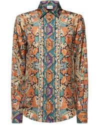 Pierre Louis Mascia - Paisley-Print Long-Sleeve Shirt - Lyst