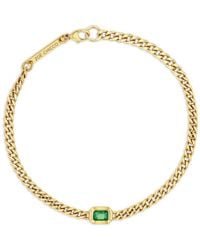 Zoe Chicco - 14K Emerald Bracelet - Lyst