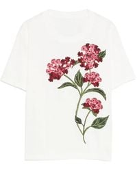 Agua Bendita - Sama Quebrada Floral Short-Sleeved T-Shirt - Lyst