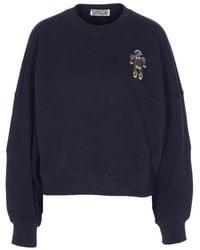 Essentiel Antwerp - Beaded-Robot Crew-Neck Sweatshirt - Lyst