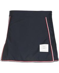 Thom Browne - Structured Midi Skirt With Contrasting Piping - Lyst