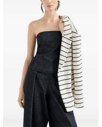 Brunello Cucinelli - Strapless Denim Top - Lyst