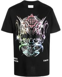 Philipp Plein - Ss Chrome Round-Neck T-Shirt - Lyst