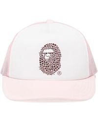 A Bathing Ape - Baseballkappe mit Kristallverzierung - Lyst