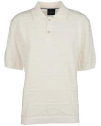 Paul & Shark - Textured-Knit Polo Shirt - Lyst