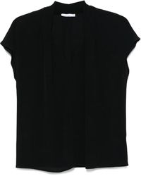 Patrizia Pepe - Blouse Met Geplooid Detail - Lyst