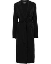 Fabiana Filippi - Open-Front Crinkled Parka Coat - Lyst