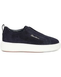 Santoni - Slip-On Sneakers - Lyst