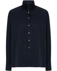 Fabiana Filippi - High-Neck Poplin Shirt - Lyst